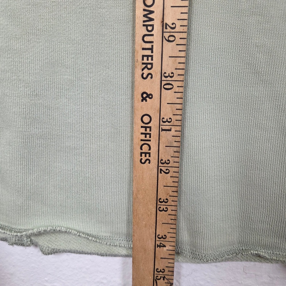 Everlane Sage Green Organic Cotton Sweatshirt T-Shirt Dress Women Small - Picture 5 of 11